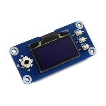 Waveshare 1.3 inch 128x64 Pixels SPI/I2C Interface OLED Display HAT for Raspberry Pi