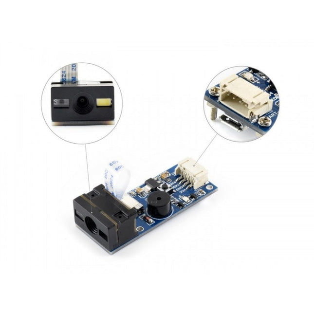 Waveshare Barcode Scanner Module, 1D/2D Codes Reader, 14810