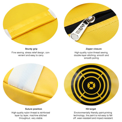 PGM Multi-Function Golf Power Impact Waterproof Practice Training Smash Hit Strike Bag Trainer Exercise Package, Size: 26 x 44cm, HL002 Black, HL002 Yellow