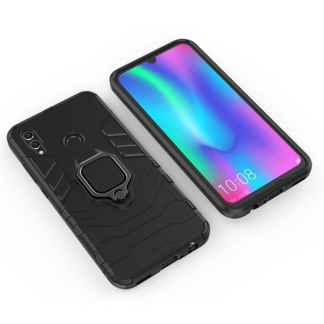 PC + TPU Shockproof Protective Case with Magnetic Ring Holder for Huawei Honor 10 Lite
