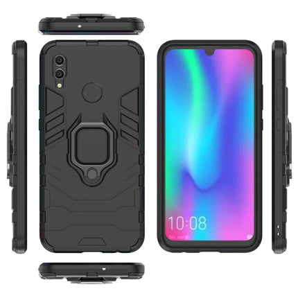 PC + TPU Shockproof Protective Case with Magnetic Ring Holder for Huawei Honor 10 Lite