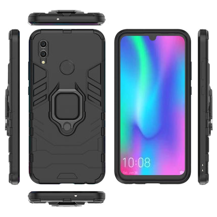 PC + TPU Shockproof Protective Case with Magnetic Ring Holder for Huawei Honor 10 Lite