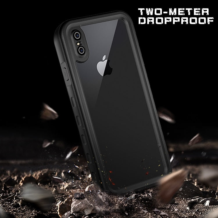 For iPhone XS Max 2m Waterproof Snowproof 2m Shockproof Dustproof PC+Silicone Case, For iPhone XS Max