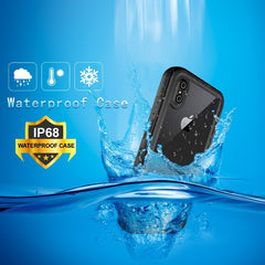 For iPhone XS Max 2m Waterproof Snowproof 2m Shockproof Dustproof PC+Silicone Case, For iPhone XS Max