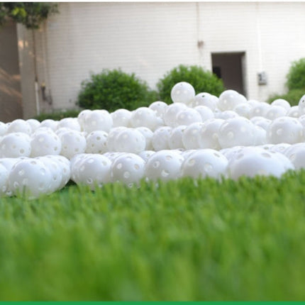 PGM 10 PCS Golf Indoor Exercise Hollow Ball, 10PCS Hollow Ball White, 10PCS Hollow Ball Yellow