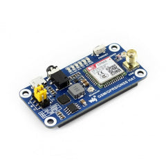 Waveshare GSM/GPRS/GNSS/Bluetooth HAT for Raspberry Pi, GSM/GPRS/GNSS/Bluetooth HAT