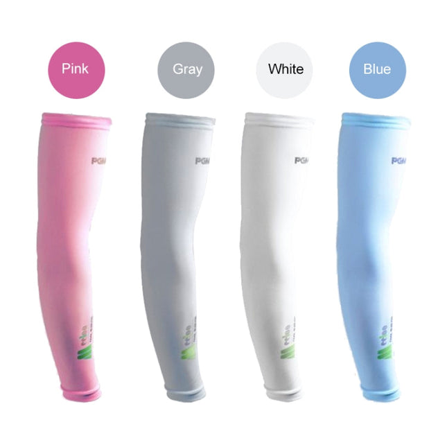 PGM Golf Ice Silk Sunscreen Sleeve for Men and Women (Color:Pink Size:XXL), M, L, XL, XXL