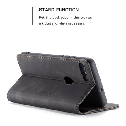 CaseMe Multifunctional Retro Frosted Horizontal Flip Leather Case for Huawei P Smart / Enjoy 7S /  Honor 9 Lite, with Card Slots & Holder & Wallet, For Huawei P Smart