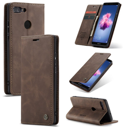 CaseMe Multifunctional Retro Frosted Horizontal Flip Leather Case for Huawei P Smart / Enjoy 7S /  Honor 9 Lite, with Card Slots & Holder & Wallet, For Huawei P Smart