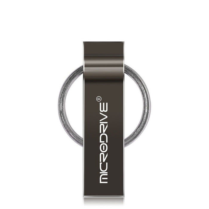 MicroDrive 4GB USB 2.0 Metal Keychain U Disk, 4GB