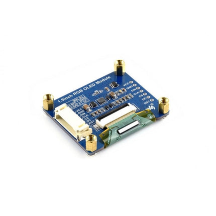 Waveshare General 1.5 inch 128x128 16-bit High Color RGB OLED Display Module, 14747