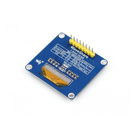 Waveshare 1.3 inch 128*64 OLED, SPI/I2C interfaces, Straight Vertical Pinheader