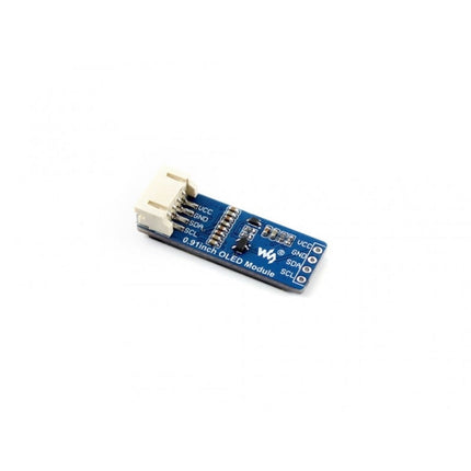 Waveshare 0.91 inch OLED Display Module, 128x32 Pixels, I2C Interface, 14657