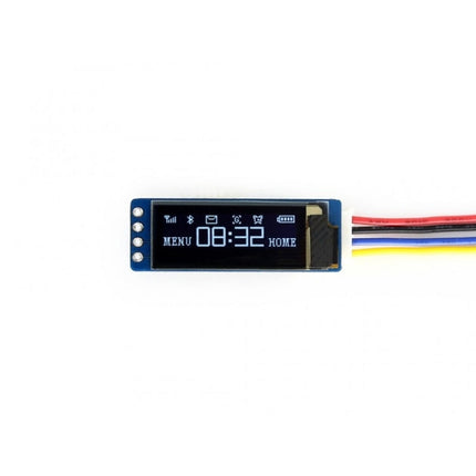 Waveshare 0.91 inch OLED Display Module, 128x32 Pixels, I2C Interface, 14657