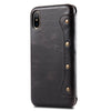 For iPhone XS Max Oil Wax Cowhide Horizontal Flip Leather Case with Card Slots & Wallet, For iPhone XS Max