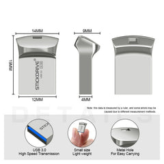 STICKDRIVE 32GB USB 3.0 High Speed Creative Metal U Disk, 32GB