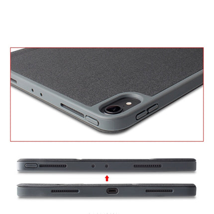 Mutural Exquisite Series Cloth Texture PU+TPU Leather Case for iPad Pro 12.9 inch (2018), with 3-Fold Holder & Pen Slot & Sleep & Wake-up Function, For iPad Pro 12.9 inch