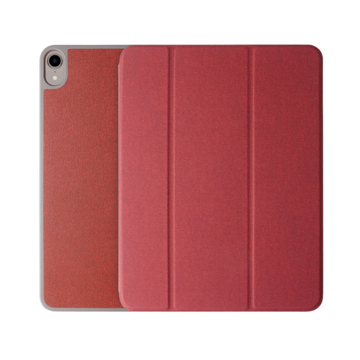 Mutural Exquisite Series Cloth Texture PU+TPU Leather Case for iPad Pro 12.9 inch (2018),  with 3-Fold Holder & Pen Slot & Sleep & Wake-up Function