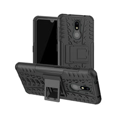 Tire Texture TPU+PC Shockproof Case for Nokia 3.2, with Holder, For Nokia 3.2