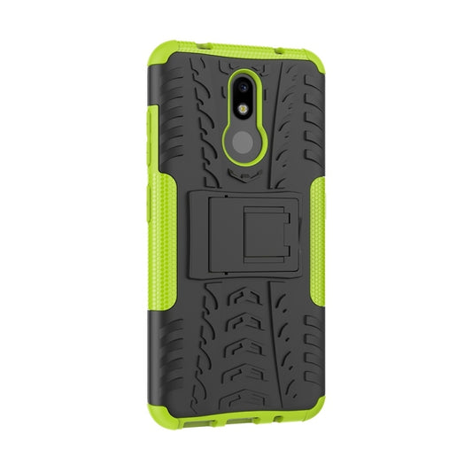 Tire Texture TPU+PC Shockproof Case for Nokia 3.2, with Holder, For Nokia 3.2
