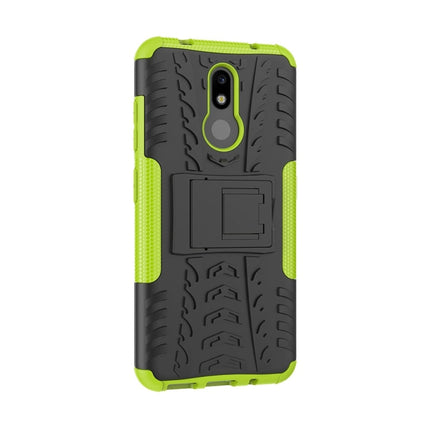 Tire Texture TPU+PC Shockproof Case for Nokia 3.2, with Holder, For Nokia 3.2