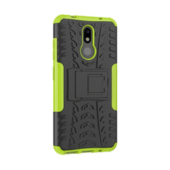 Tire Texture TPU+PC Shockproof Case for Nokia 3.2, with Holder, For Nokia 3.2