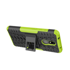 Tire Texture TPU+PC Shockproof Case for Nokia 3.2, with Holder, For Nokia 3.2