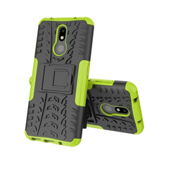 Tire Texture TPU+PC Shockproof Case for Nokia 3.2, with Holder, For Nokia 3.2