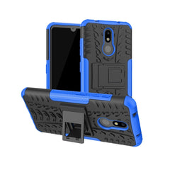 Tire Texture TPU+PC Shockproof Case for Nokia 3.2, with Holder, For Nokia 3.2