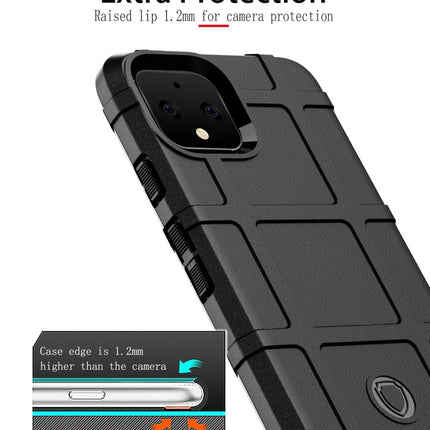 Shockproof Protector Cover Full Coverage Silicone Case for Google Pixel 4