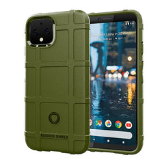 Shockproof Protector Cover Full Coverage Silicone Case for Google Pixel 4, For Google Pixel 4