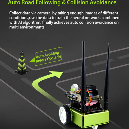 Waveshare JetBot AI Kit, AI Robot Based on Jetson Nano, Based on Jetson Nano