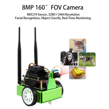 Waveshare JetBot AI Kit Accessories, Add-ons for Jetson Nano to Build JetBot, US Plug, Add-ons for Jetson Nano