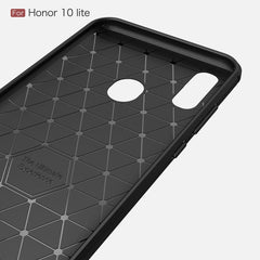 Carbon Fiber Texture TPU Shockproof Case For Huawei Honor 10 Lite / P Smart 2019, For Huawei Honor 10 Lite / P Smart 2019, Huawei Honor 10 Lite / P Smart 2019