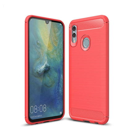 Carbon Fiber Texture TPU Shockproof Case For Huawei Honor 10 Lite / P Smart 2019