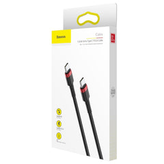 Baseus CATKLF-H09 Cafule Series USB-C / Type-C PD 2.0 60W Flash Charge Cable, Cable Length: 2m