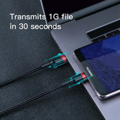 Baseus CATKLF-H09 Cafule Series USB-C / Type-C PD 2.0 60W Flash Charge Cable, Cable Length: 2m