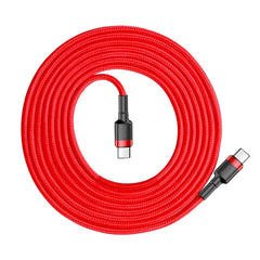 Baseus CATKLF-H09 Cafule Series USB-C / Type-C PD 2.0 60W Flash Charge Cable, Cable Length: 2m