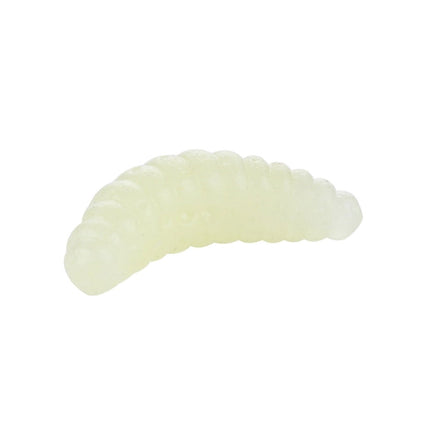 HENGJIA SO106 50 PCS 20mm Simulation Bread Bait Worms Crescent Soft Bait Horseback Fish Worm Bait Fishing Gear