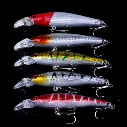 HENGJIA Set056 56 PCS Sequin Set Metal Sequins False Bait Fresh Sea Bass Fishing Bait Set, Length: 3 to 10cm, Bagged