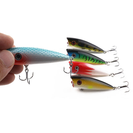 HENGJIA PO035 6cm/6g 5 PCS Simulation Hard Baits Fishing Lures Set Tackle Baits Fit Saltwater and Freshwater