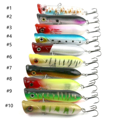 HENGJIA PO032 8cm/12g Simulation Hard Baits Fishing Lures with Hooks Tackle Baits Fit Saltwater and Freshwater