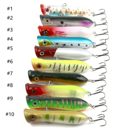 HENGJIA PO032 8cm/12g Simulation Hard Baits Fishing Lures with Hooks Tackle Baits Fit Saltwater and Freshwater