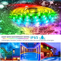 10m 180 LEDs SMD 5050 LED RGB Light Strip with WIFI Remote Control (Color:Waterproof Size:UK Plug), EU Plug