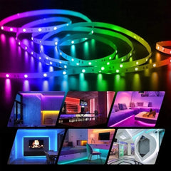 10m 180 LEDs SMD 5050 LED RGB Light Strip with WIFI Remote Control (Color:Waterproof Size:UK Plug), EU Plug