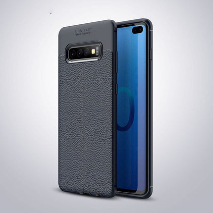 Litchi Texture TPU Shockproof Case for Galaxy S10+, For Galaxy S10+