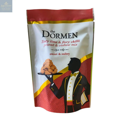 Zesty lime and fiery chilli peanut and cashew mix in pouch