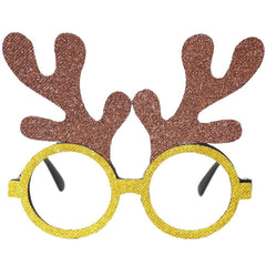 2025Golden Glasses Christmas Day Party Decoration