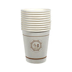 White paper cup / 10pcs/set