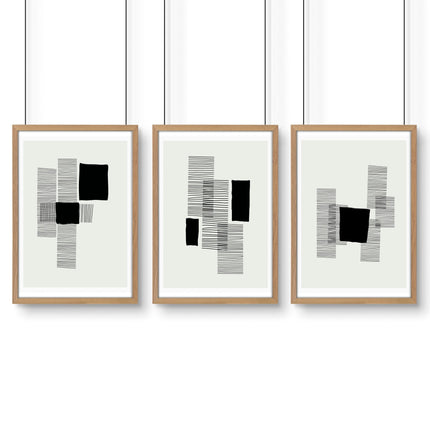 Abstract Art Painting | Set of 3 Abstract Wall art Prints